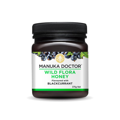 Wild Flora Honey with Blackcurrant 375g