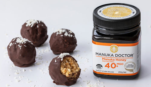 Honey, Coconut & Peanut Butter Bliss Balls