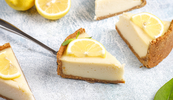 Baked Manuka Honey and Citrus Ricotta Cheesecake