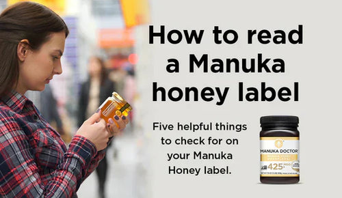 How to read a Manuka honey label?