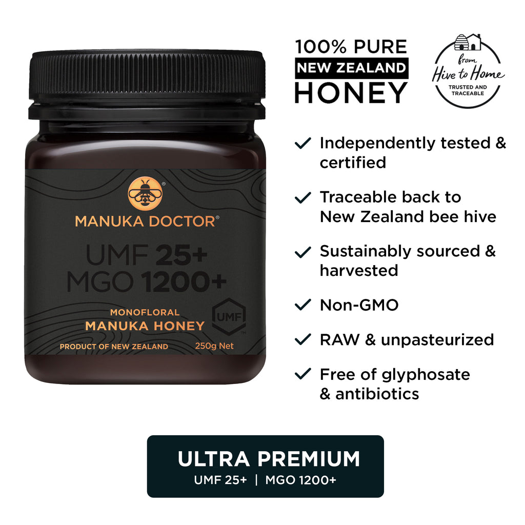UMF 25+ Monofloral Manuka Honey 250gBuy UMF 25 & getfree UMF 18 (2 ...