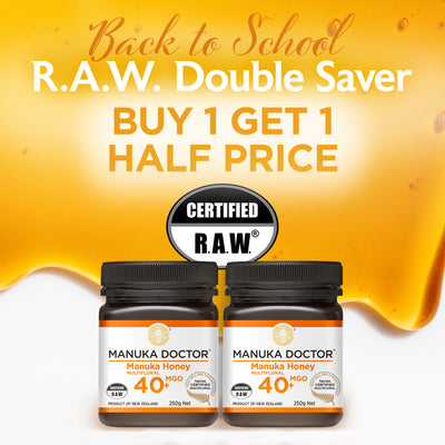 MGO 40+ Manuka Honey Multifloral 250G Twin Pack